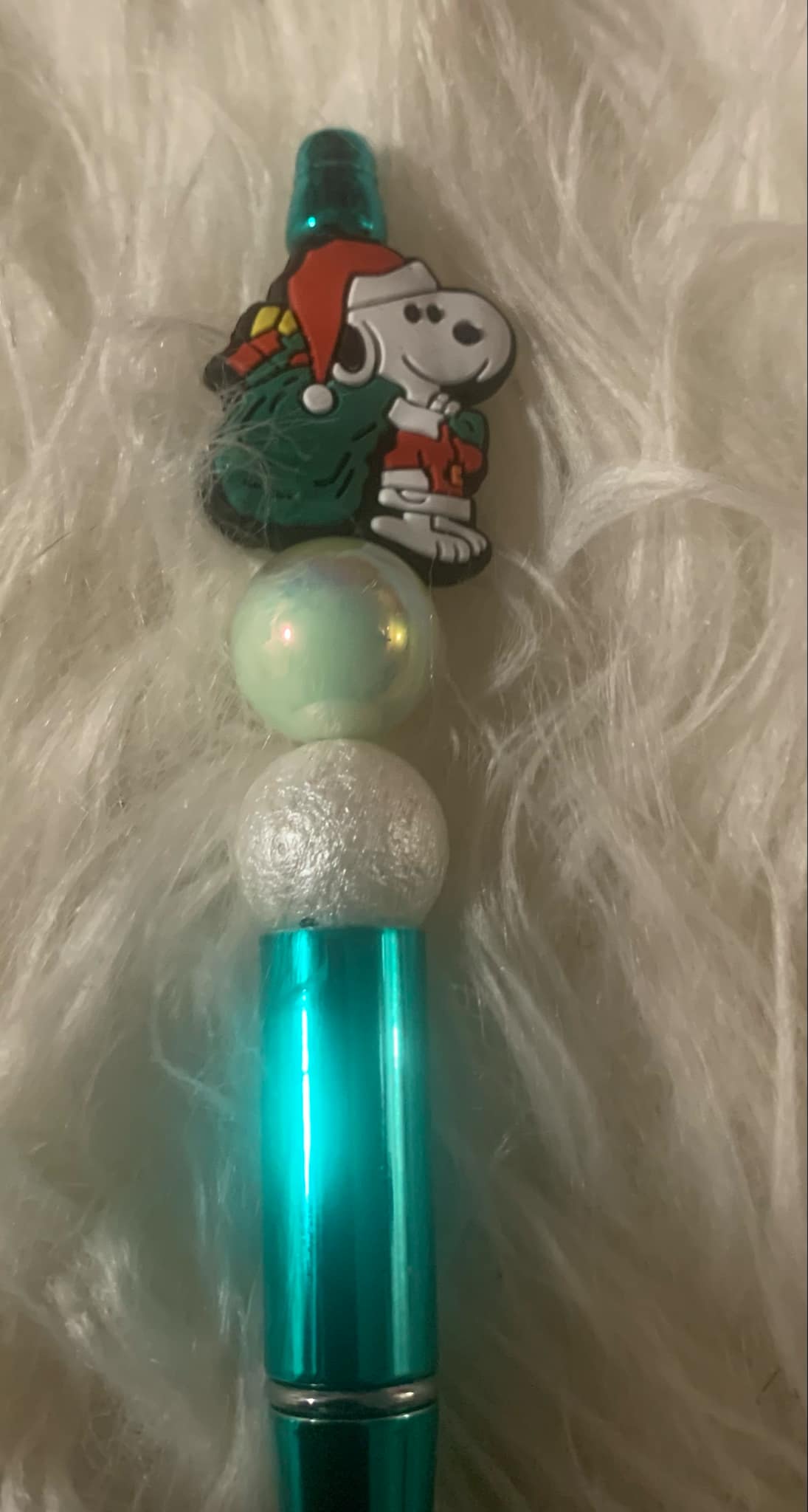 Beadable Christmas pens made by Harmoni