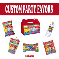 Sesame Street Part Favors