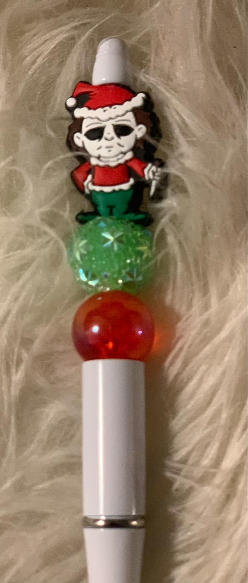 Beadable Christmas pens made by Harmoni