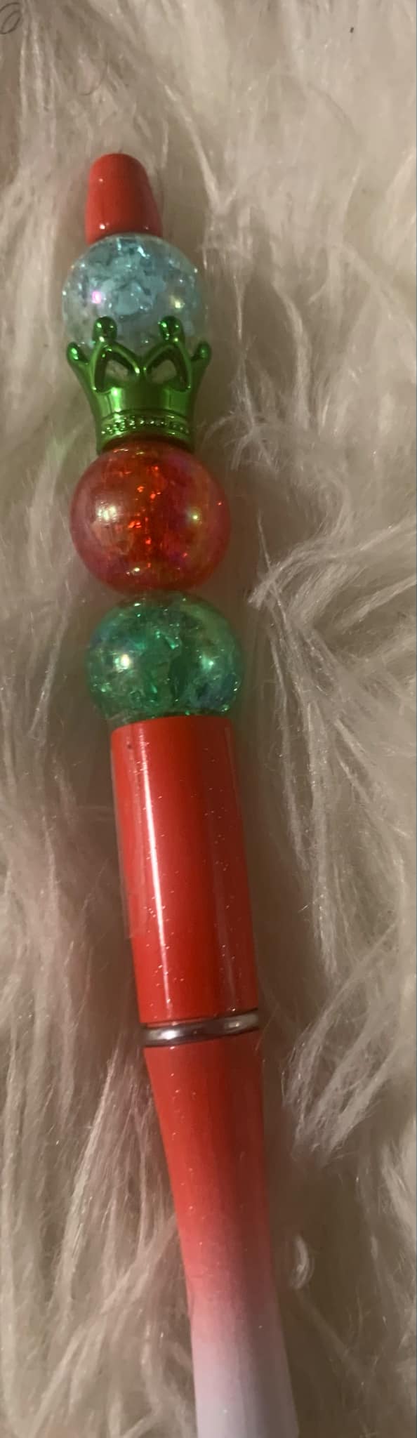 Beadable Christmas pens made by Harmoni