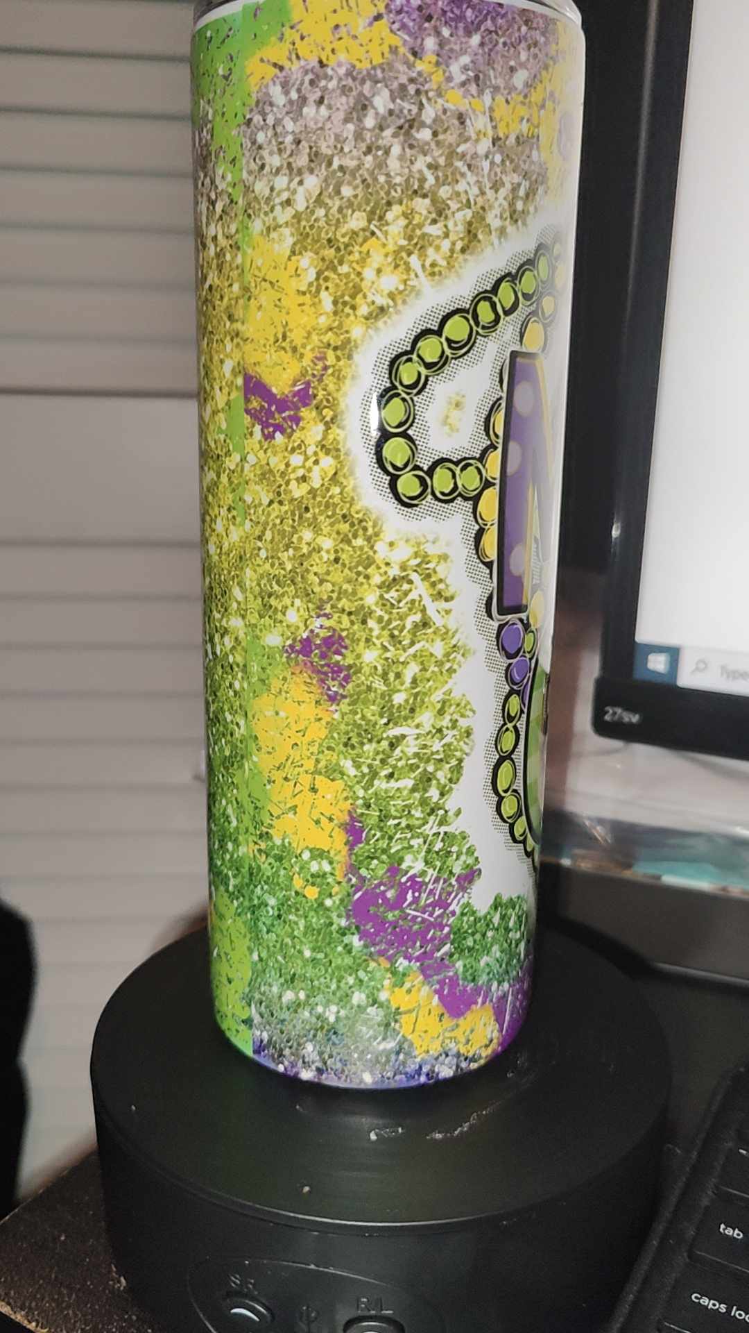 MARDI GRAS 20oz TUMBLER