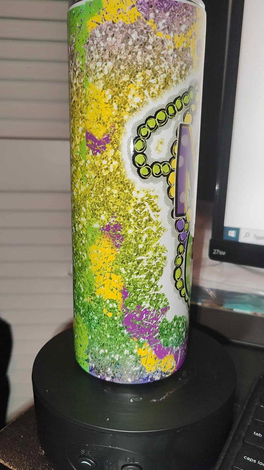 MARDI GRAS 20oz TUMBLER