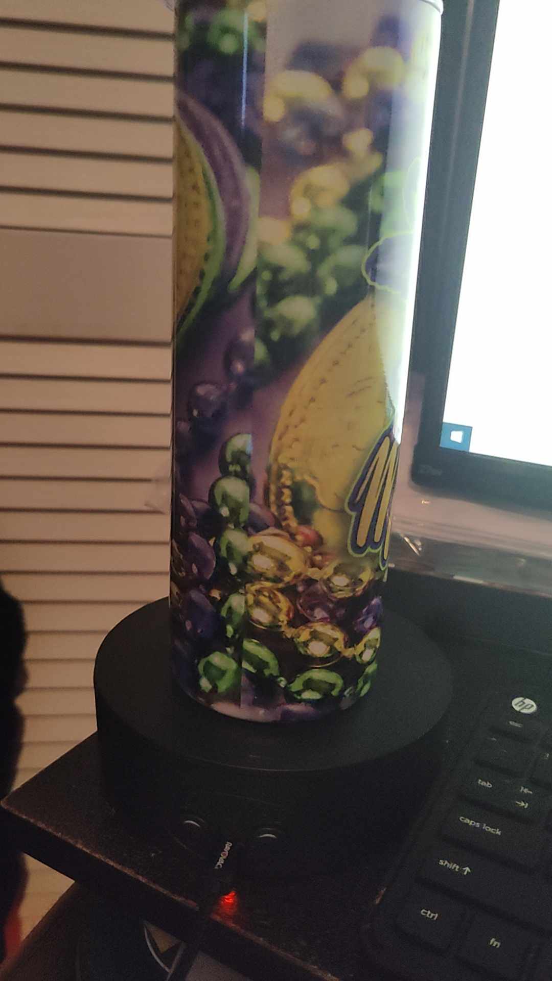 MARDI GRAS 20oz TUMBLER