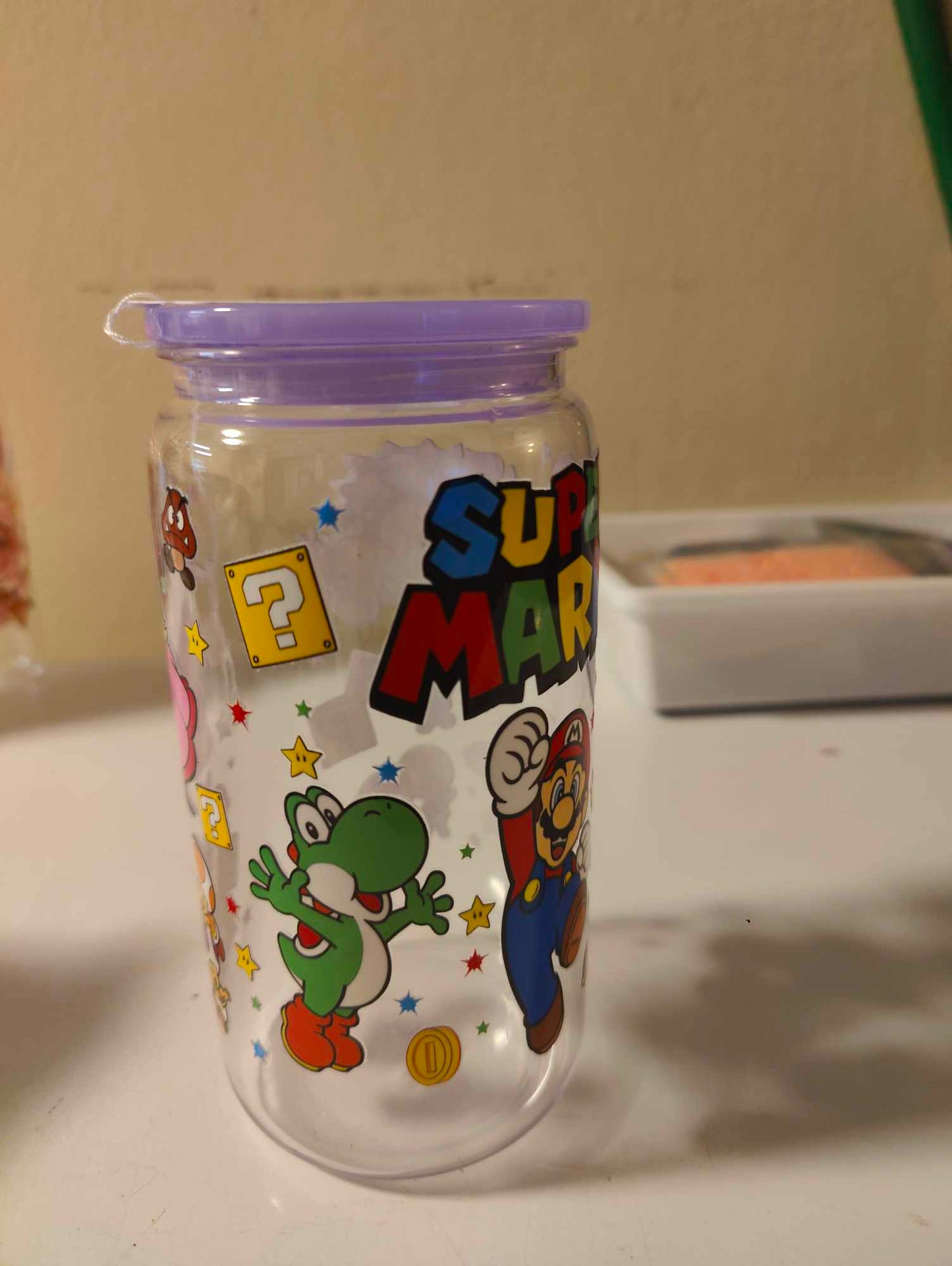 Mario 16oz Plastic Can