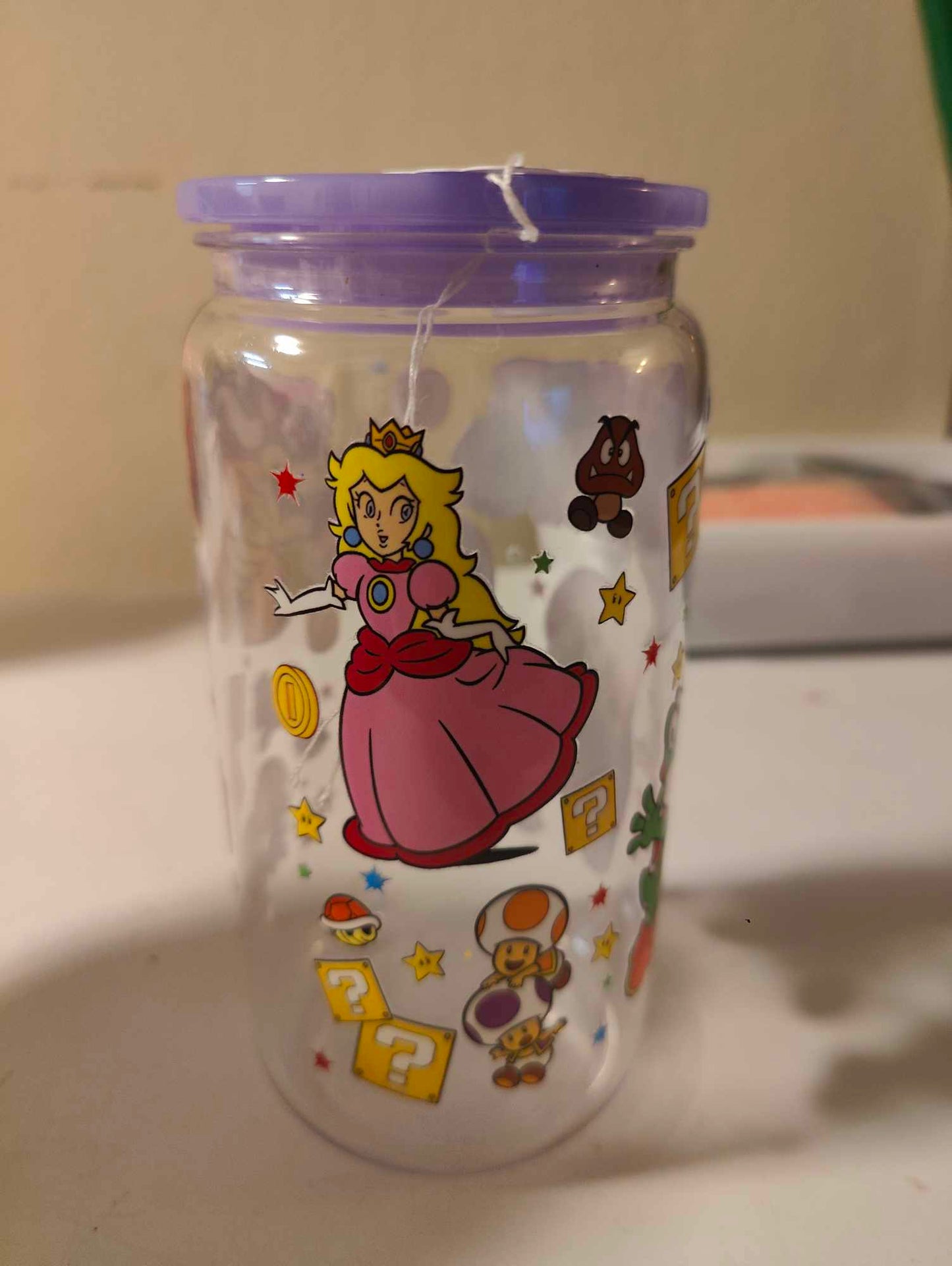 Mario 16oz Plastic Can