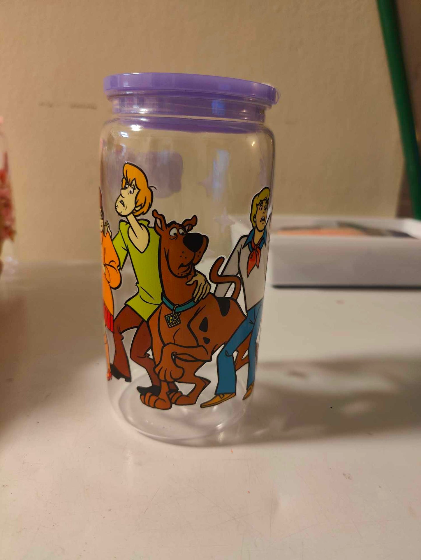 Scooby 16 oz Plastic Can