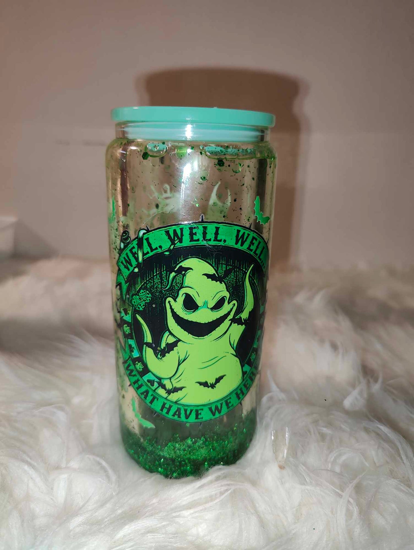 Oogie Boogie 16oz Snow globe Tumbler