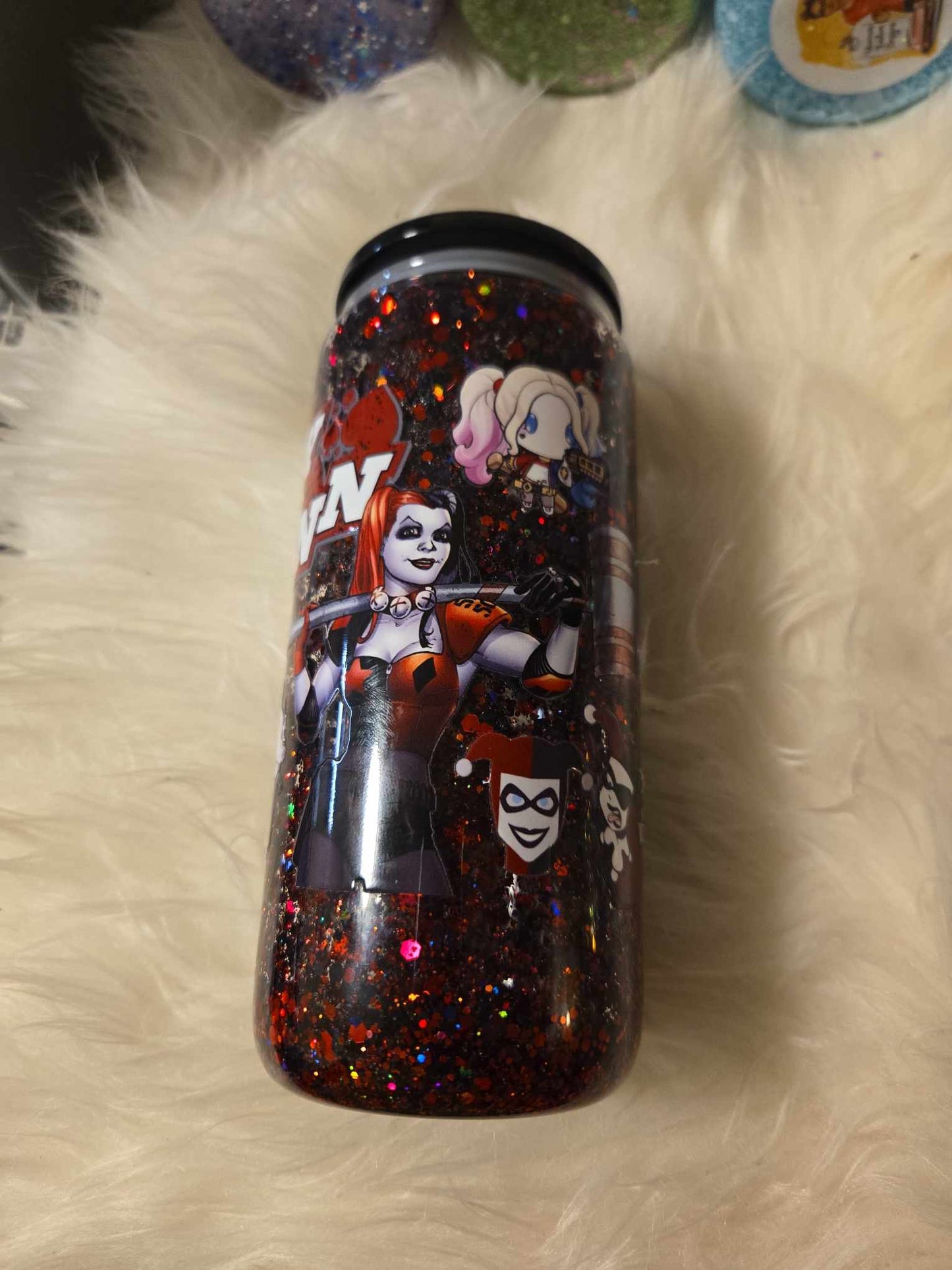 Harley Quinn 16oz Snowglobe Tumbler