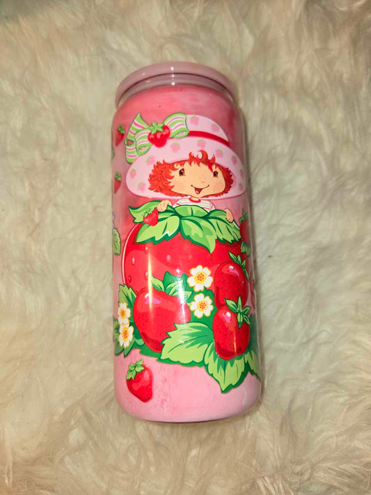 Strawberry Shortcake 16oz Snowglobe Tumbler