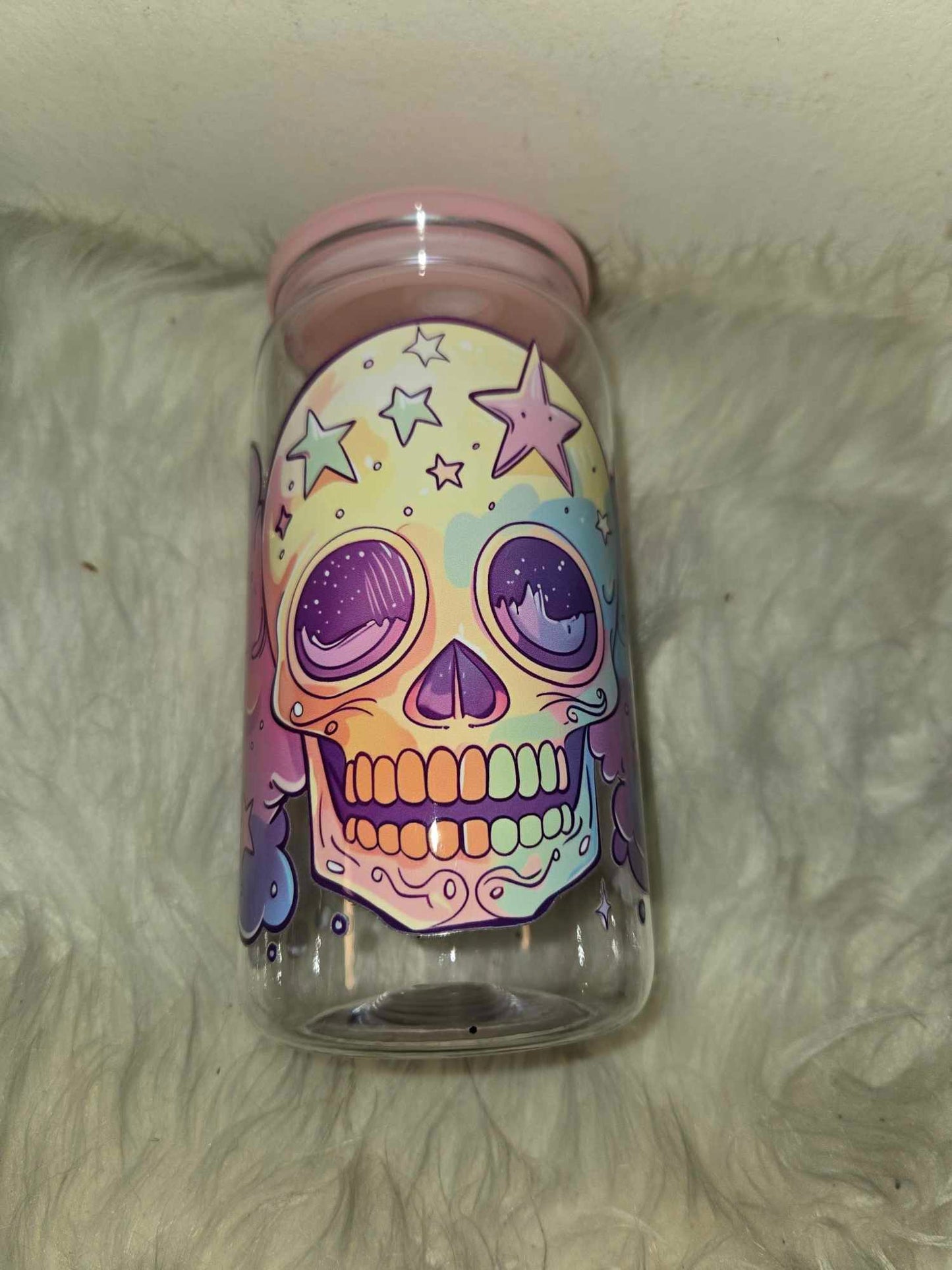 Skulls 16oz Plastic Can