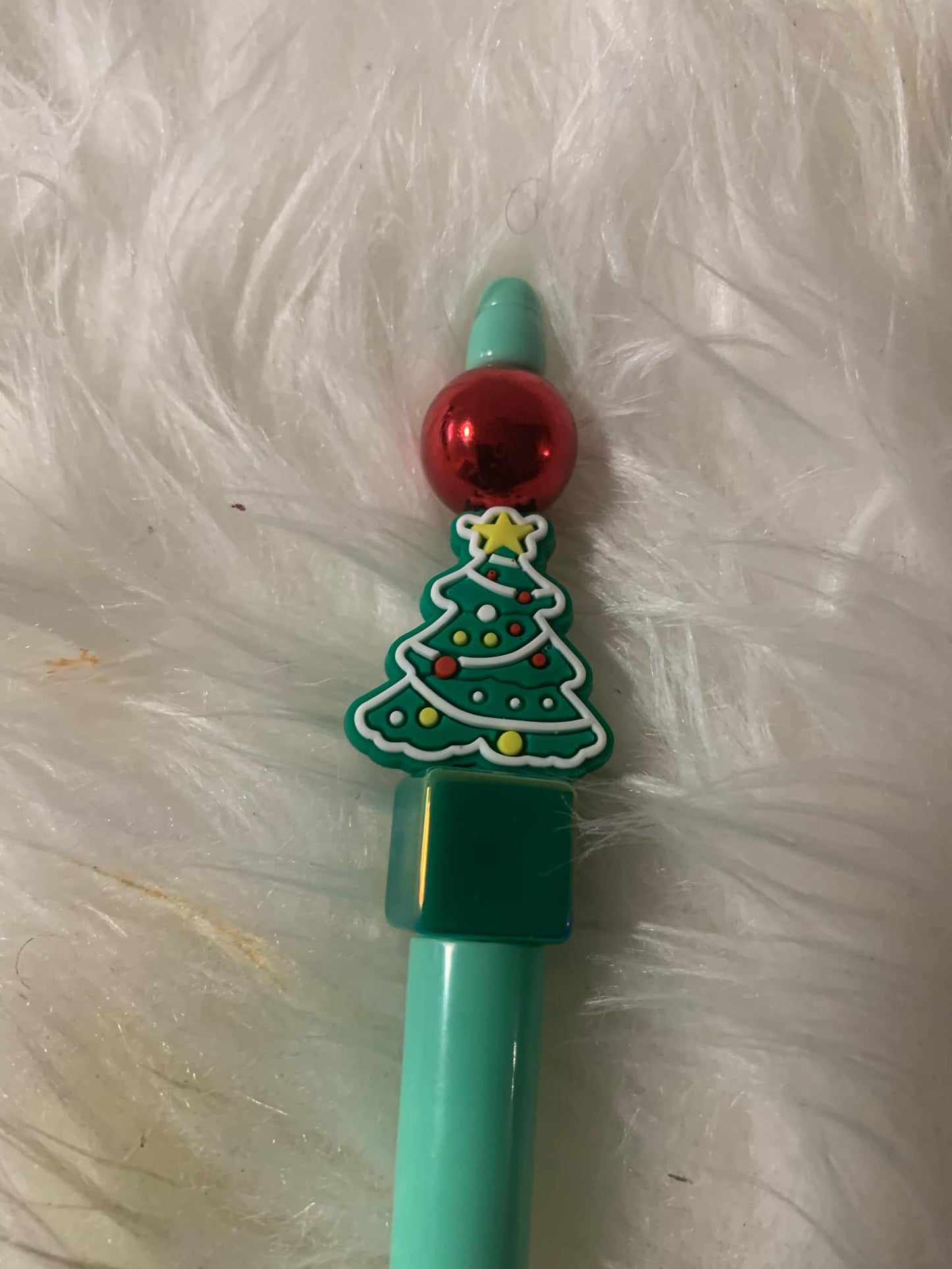 Beadable Christmas pens made by Harmoni