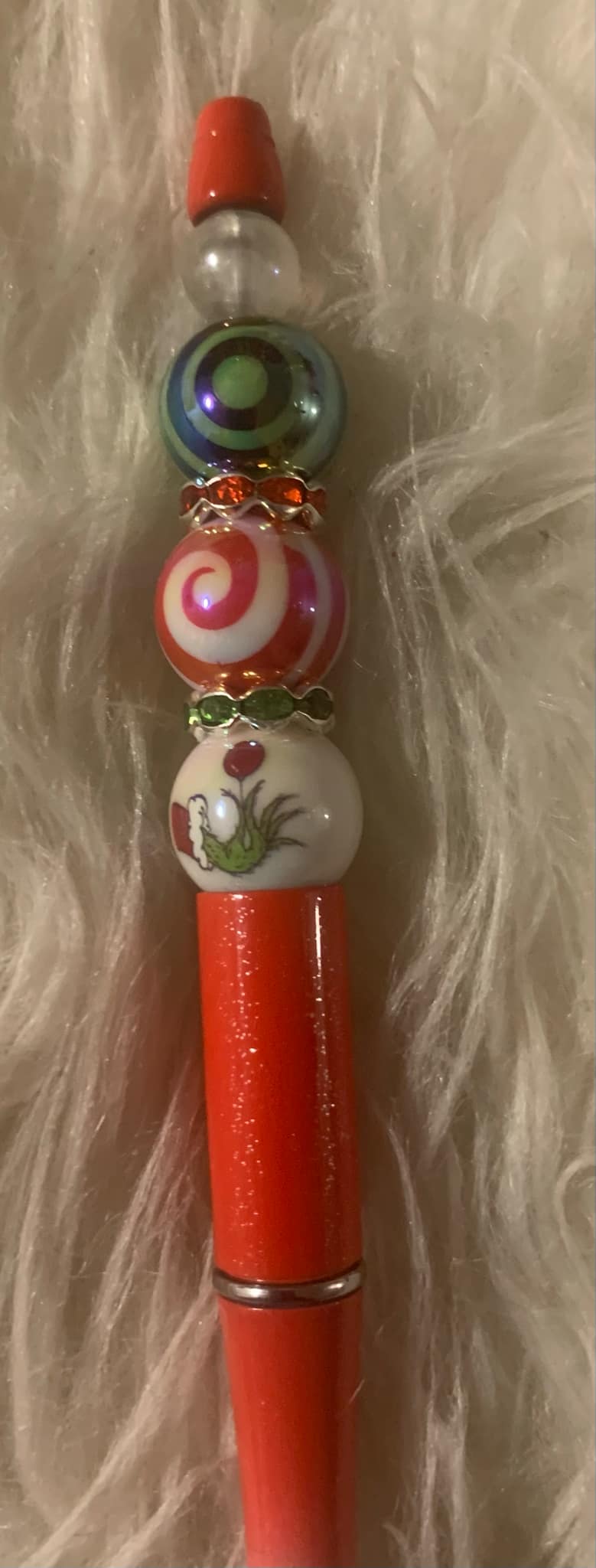 Beadable Christmas pens made by Harmoni