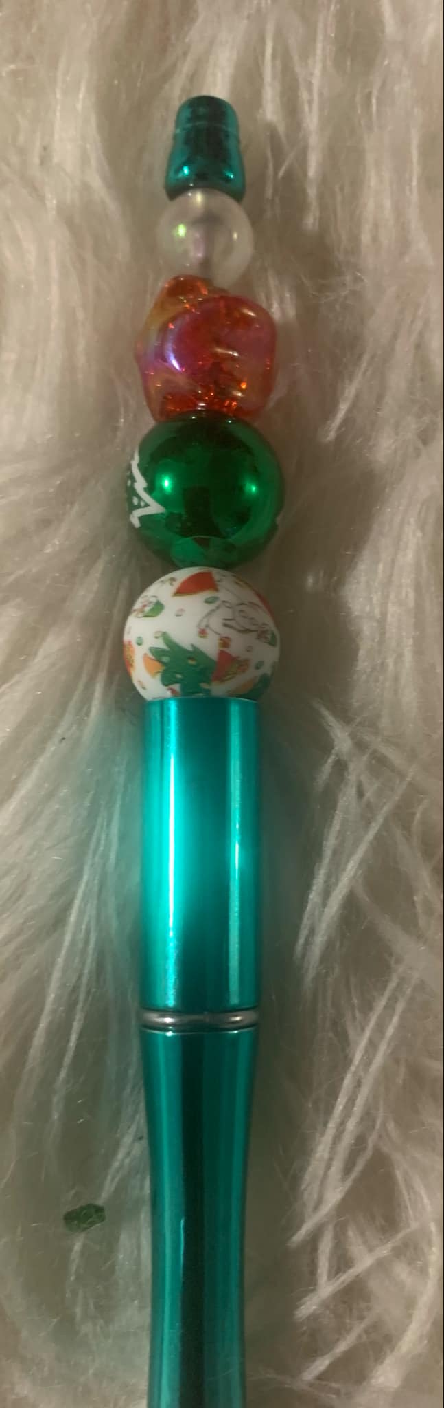 Beadable Christmas pens made by Harmoni