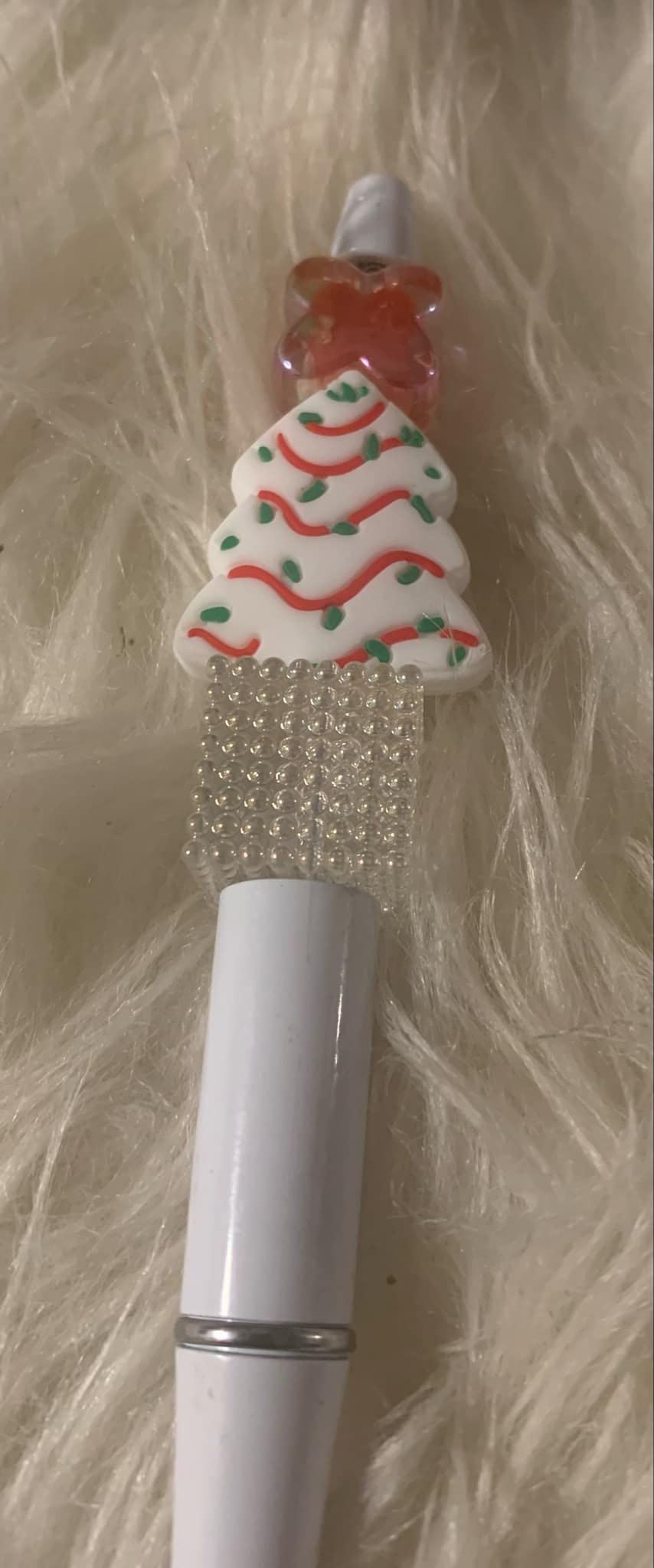 Beadable Christmas pens made by Harmoni