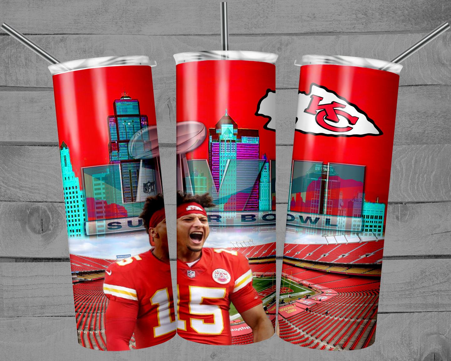 Chiefs Superbowl 20oz tumbler