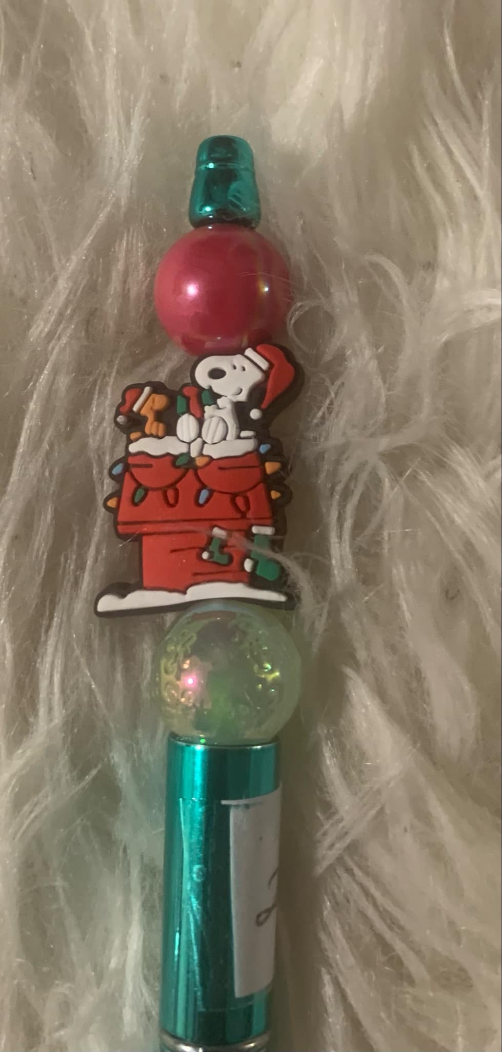 Beadable Christmas pens made by Harmoni