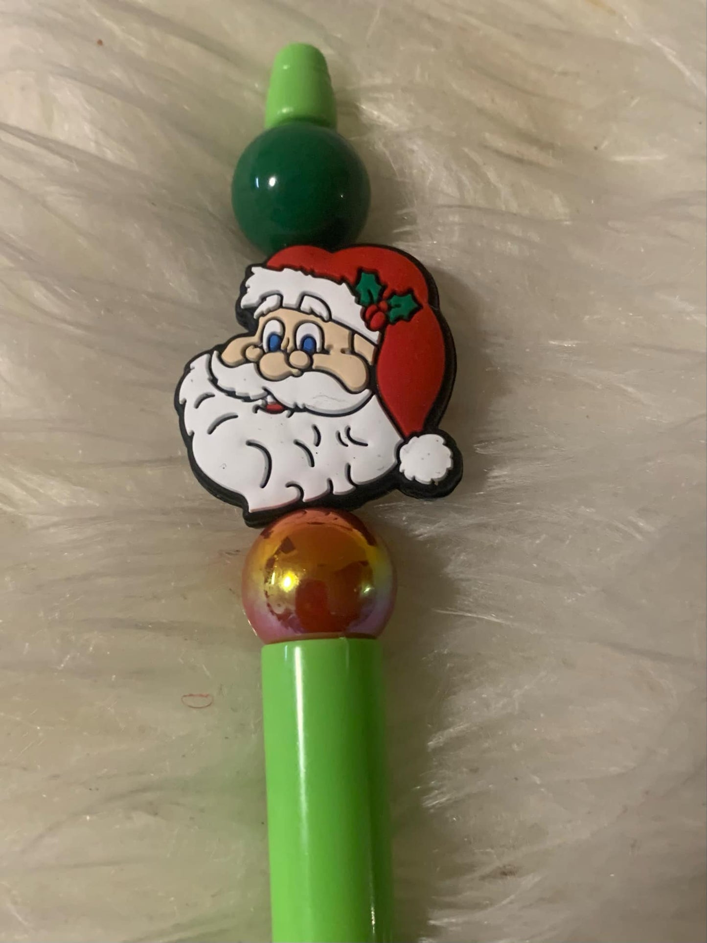 Beadable Christmas pens made by Harmoni