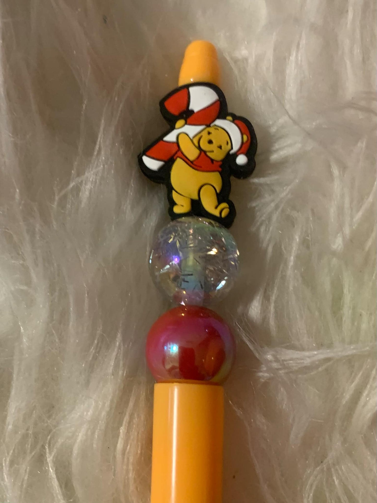 Beadable Christmas pens made by Harmoni